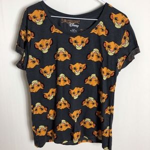 Disney Tshirt Lion King Simba in Gray
